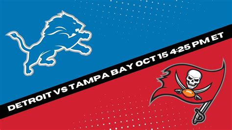 Tampa Bay Buccaneers at Detroit Lions: Predictions, picks and .